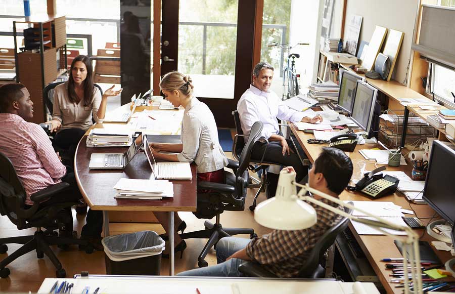 Small but busy architects office